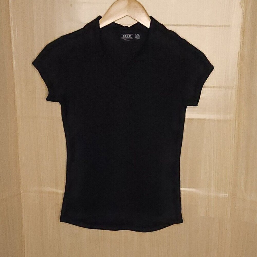Izod Girl's Navy Uniform Polo Shirt 14-16
